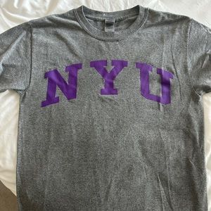 Gray NYU T-Shirt